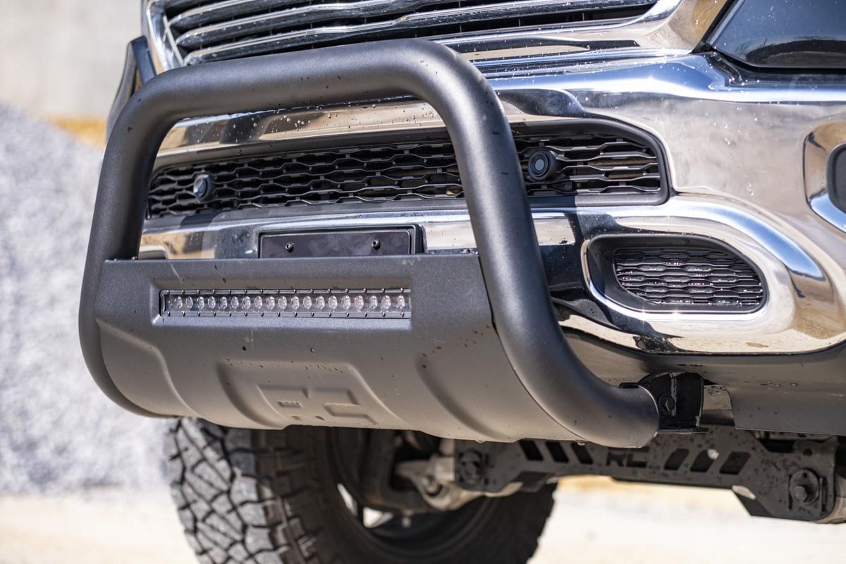 Ram 1500 Bull Bar - Front - Rough Country - LED - Black - '10-'18